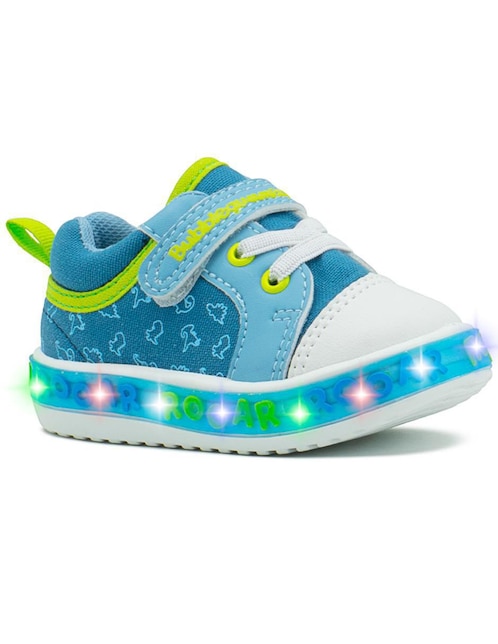 Tenis luz led Bubble Gummers para niño