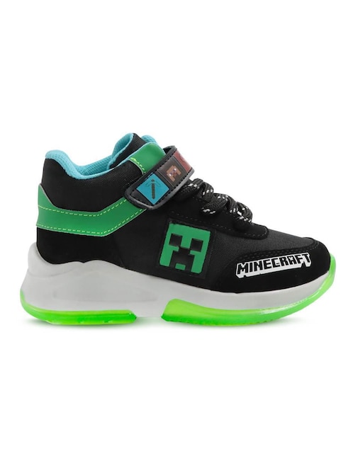 Tenis Minecraft para niño Creeper