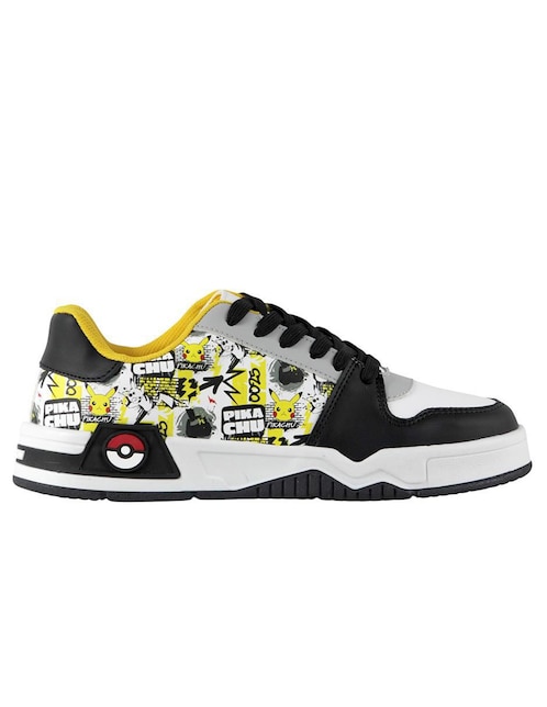 Tenis Kuali Shoes para niño Pokémon Pikachu
