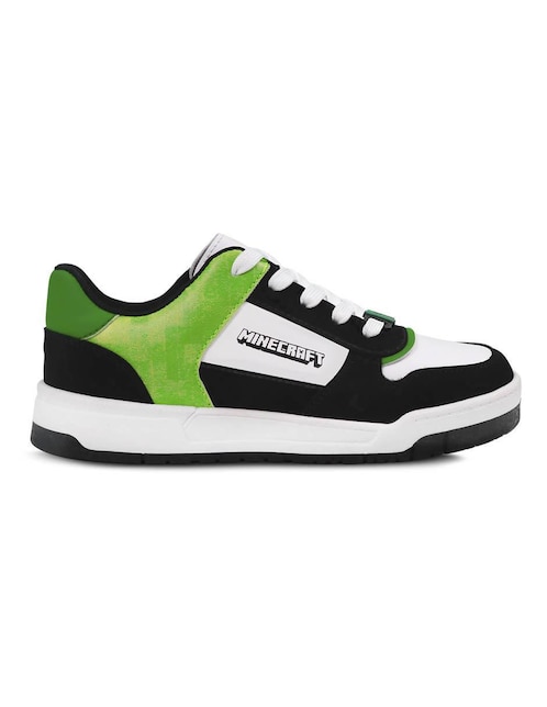 Tenis Minecraft para niño Creeper