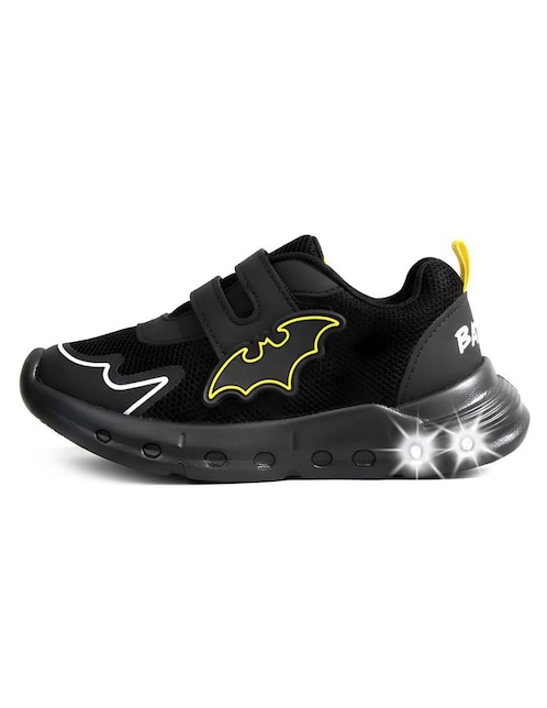 Tenis luz led para niño Batman