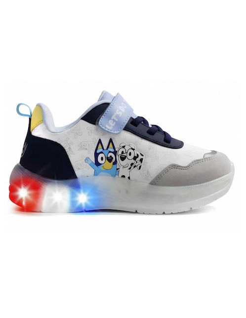 Tenis luz led Bluey para niño Bluey Y Bingo