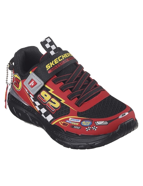 Tenis para niño Skech Tracks 1
