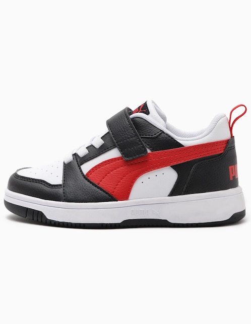 Tenis Puma para niño Rebound V6 Lo AC PS