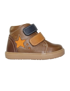 Bota de piel Leon para bebé niño