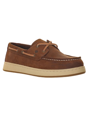 Zapato Sperry de piel para ni?�o
