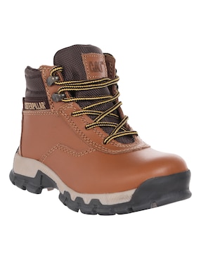 Bota De Piel Caterpillar Para Niño