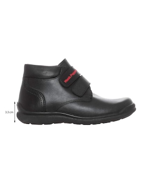 Bota de piel Hush Puppies Funny para niño
