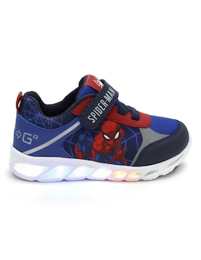 Tenis luz led Marvel para niño Spider-Man
