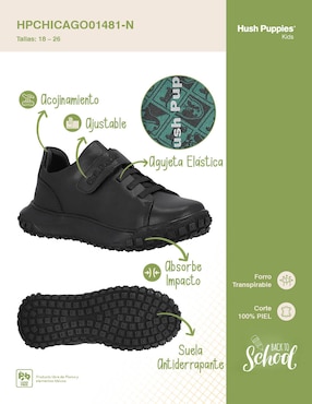 Tenis Hush Puppies para niño