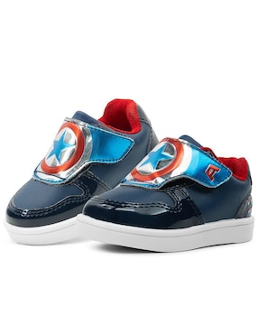 Tenis Bubble Gummers para niño Marvel Capitán América