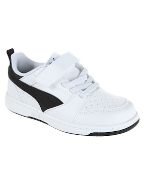 Tenis Puma para niño Rebound V6 Lo Ac