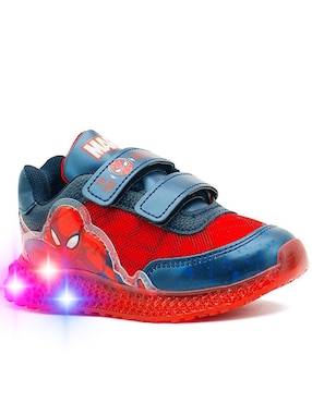 Tenis luz led Tenis Con Imaginación para niño Marvel Spider-Man