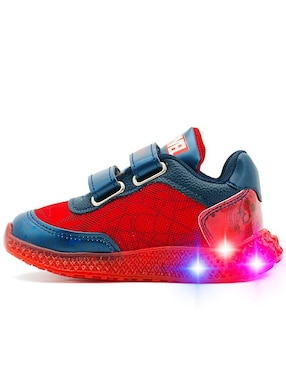 Tenis luz led Tenis Con Imaginación para niño Marvel Spider-Man
