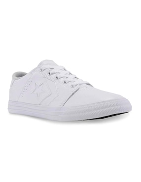 converse blancos de piel coppel