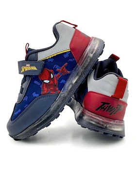 Tenis luz led Marvel para niño Spider-Man