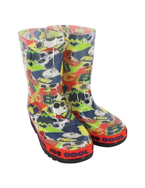 Bota de lluvia Arra Snoopy para niño