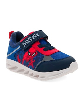 Tenis luz led Marvel para niño Spider-Man