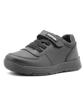 Zapato Yuyin Back To School de piel para niño