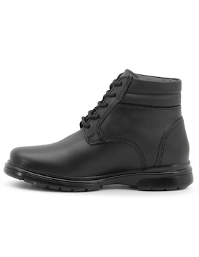 Bota de piel Yuyin Back to School para niño