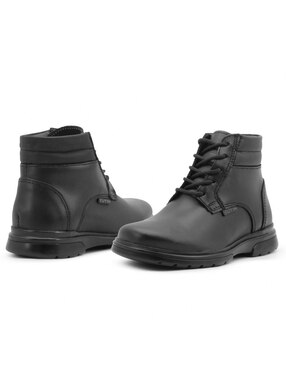 Bota de piel Yuyin Back to School para niño