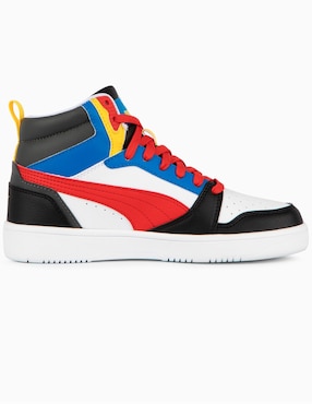 Tenis Puma Para Niño Rebound V6 Mid Jr