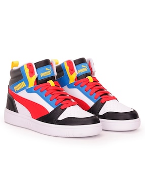 Tenis Puma para niño Rebound V6 Mid Jr
