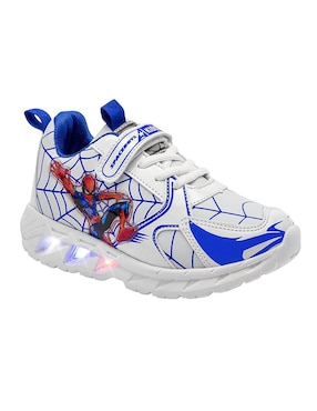 Tenis Con Luz Space Boys Para Niño Spider-Man