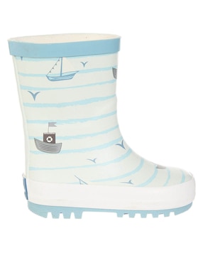 Bota de lluvia Mon Caramel para niño