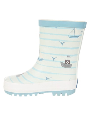 Bota de lluvia Mon Caramel para niño