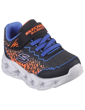 Tenis Con Luz Skechers Para Niño Vortex 2.0