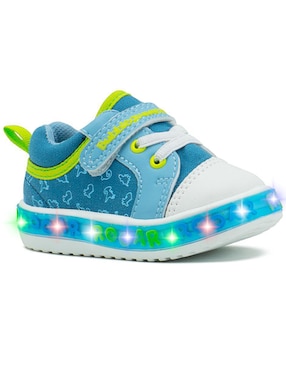 Tenis Con Luz Bubble Gummers Para Niño