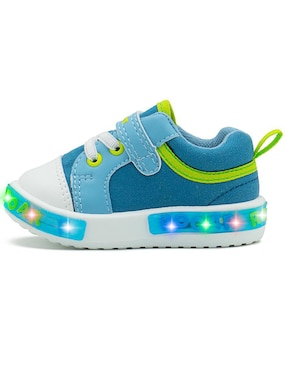 Tenis luz led Bubble Gummers para niño
