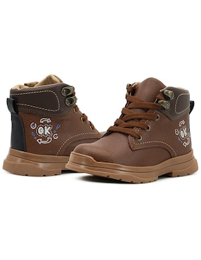 Bota de piel Karsten para niño