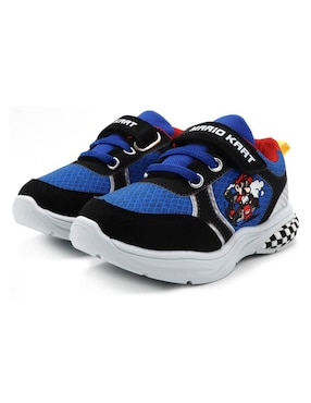 Tenis luz led Nintendo para niño Mario Kart