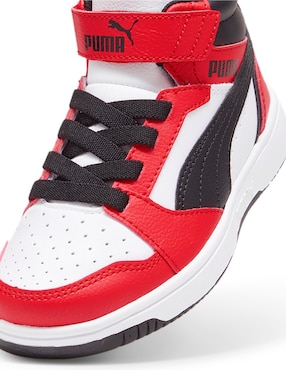 Tenis Puma para niño Rebound V6 Mid Ac Ps