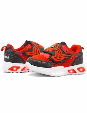 Tenis luz led Tropicana para niño Marvel Spider-Man