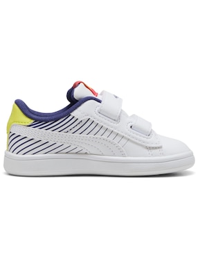 Tenis Puma Para Niño Smash 3.0 Poised 2 Race V Inf