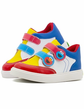 Tenis Karsten para niño Plaza Sésamo Elmo
