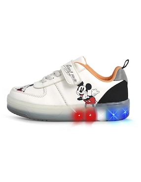 Tenis luz led Tropicana Licencia para niño Mickey Mouse