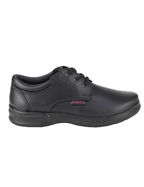 Zapato Verde Tabaco de piel para niño
