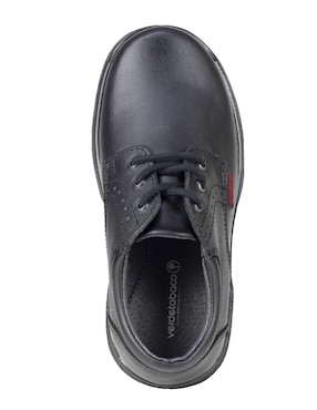 Zapato Verde Tabaco de piel para niño