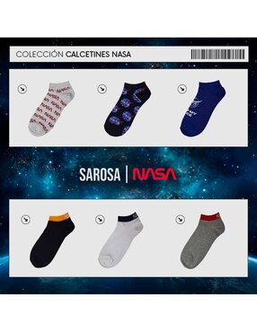 Set calcetín Nasa Sarosa de algodón unisex 3 pares