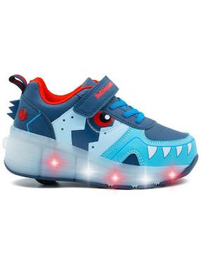 Tenis con ruedas Bubble Gummers para niño