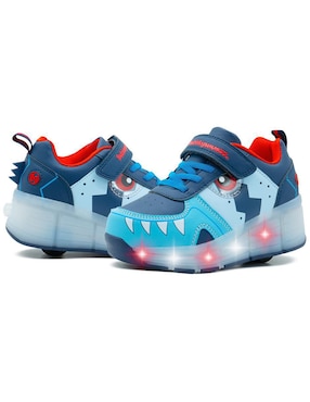 Tenis con ruedas Bubble Gummers para niño