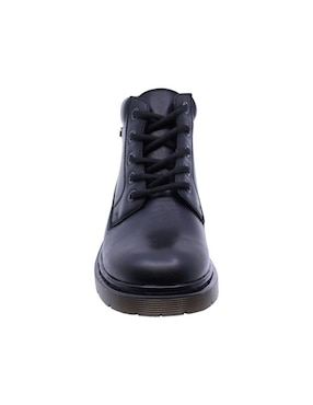 Bota de piel audaz para niño