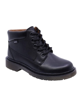 Bota de piel audaz para niño