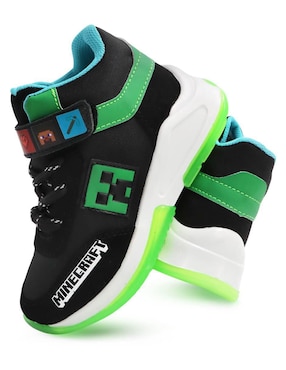 Tenis Minecraft para niño Creeper