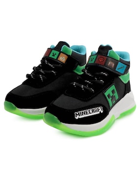 Tenis Minecraft para niño Creeper