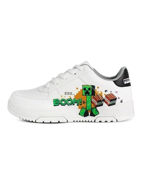 Tenis Minecraft para niño Creeper
